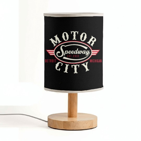 MOTOR CITY SPEEDWAY Fabric Lamps