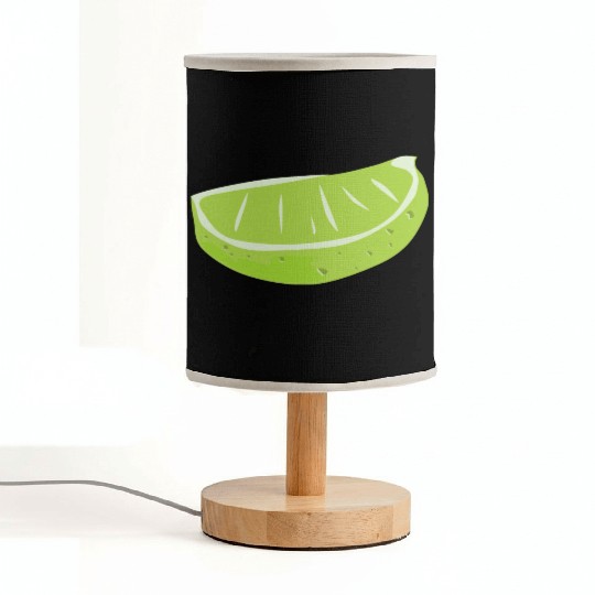 Lime Wedge Fabric Lamps