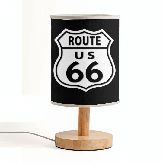 Route 66 Fabric Lamps