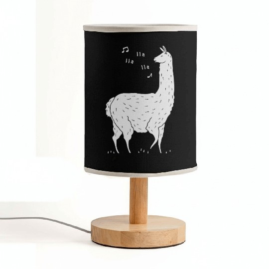 SONG OF THE LLAMA Fabric Lamps