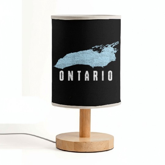 Lake Ontario Great Lakes Fabric Lamps