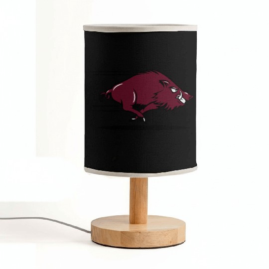 Wild boar dangerous race Fabric Lamps