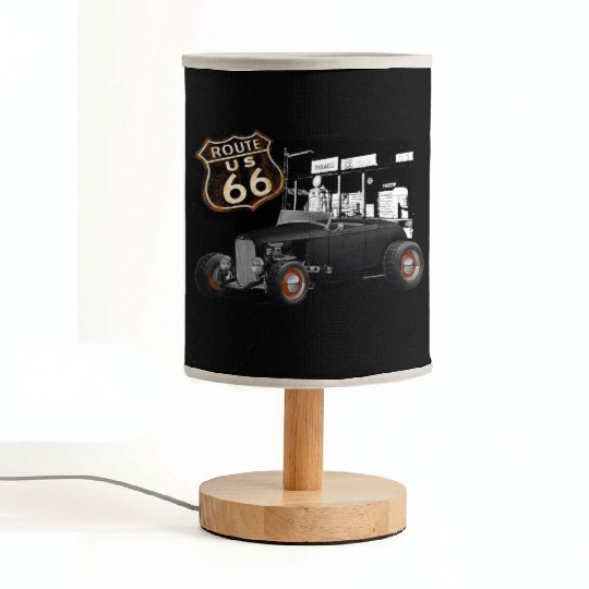 Route 66 1932 Ford Roadster Fabric Lamps