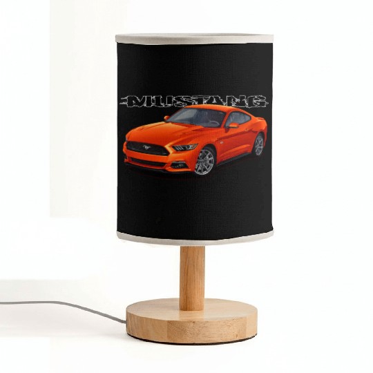 Orange Stang Fabric Lamps