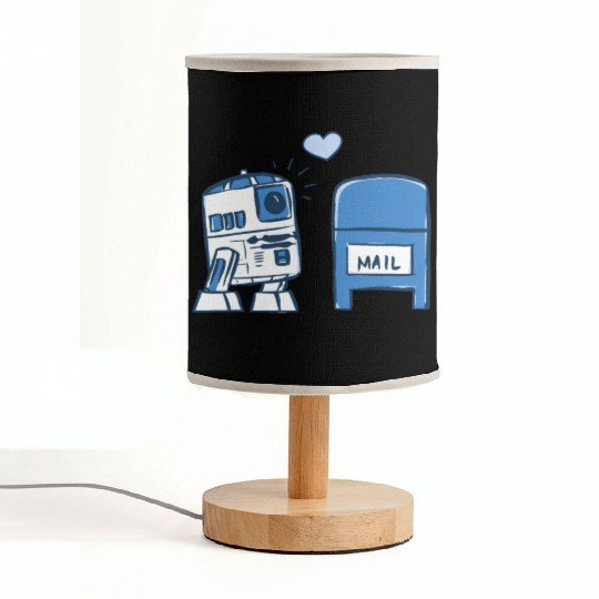 Funny Star Wars r2d2 comic Fabric Lamps