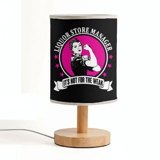 Liquor Store Manager Fabric Lamps