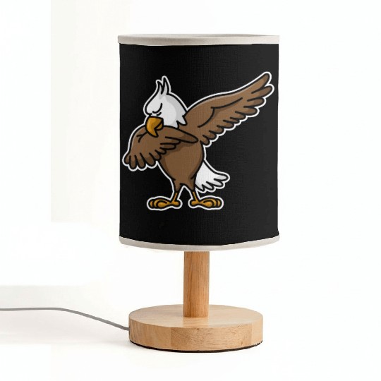 Dabbing dab proud American Eagle coat of arms Fabric Lamps
