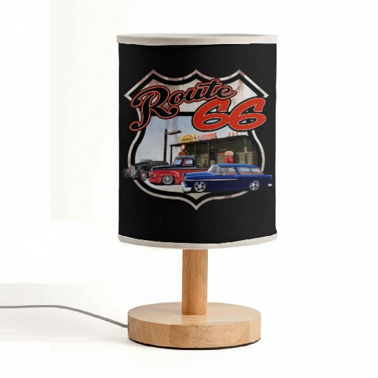 Route 66 Triple Fabric Lamps