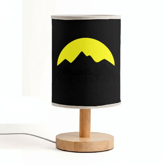 Nature Adventure, Mountains and Forest Fabric Lamps