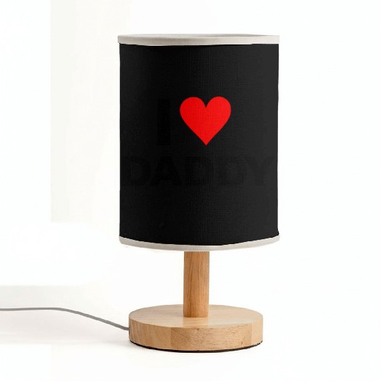 I Love Daddy Fabric Lamps