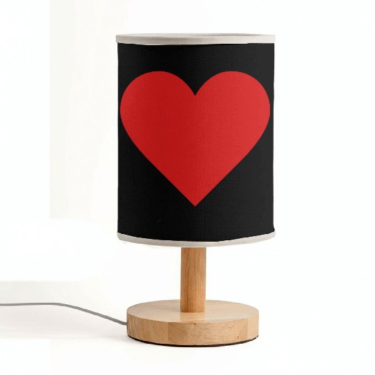 Heart of Hearts Red Love Fabric Lamps