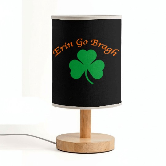 Erin Go Bragh Shamrock Fabric Lamps