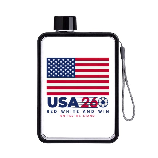 USA World Cup 2026 Flat Water Bottles US Soccer