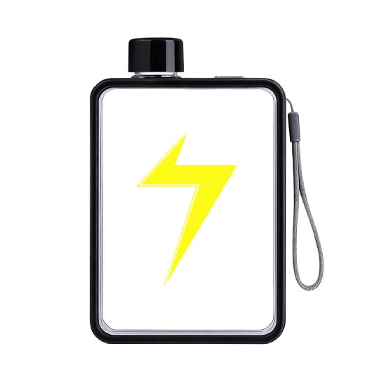 Ms Marvel Bolt Flat Water Bottles