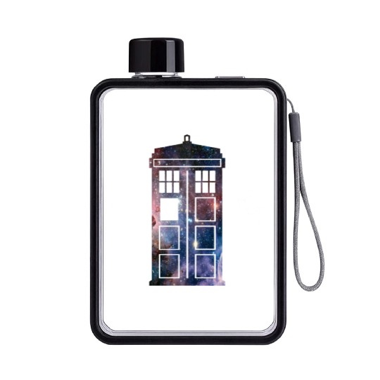 tardis Flat Water Bottles