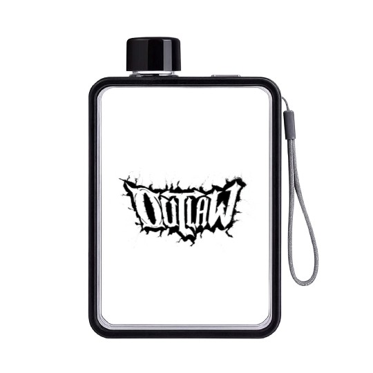 Outlaw lightning Flat Water Bottles