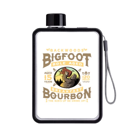 Backwoods Bigfoot Bole-Aged Breakfast Bourbon Flat Water Bottles