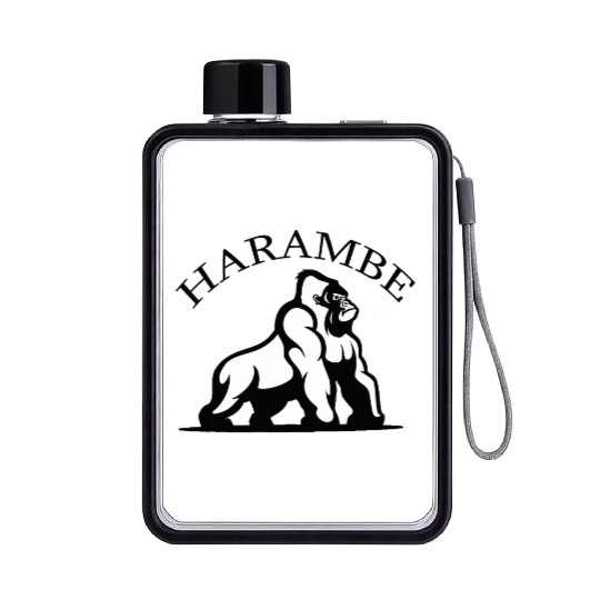 RIP Harambe Flat Water Bottles