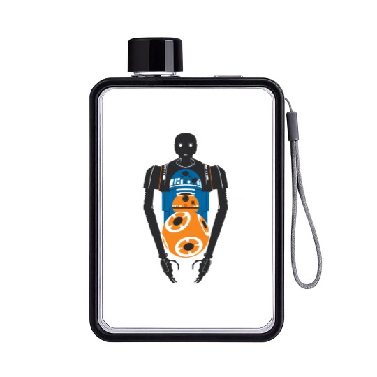 Star Wars Rogue One The Droids You're Looking For Flat Water Bottles