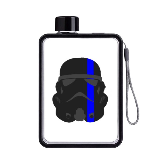 Thin Blue Line - Storm Trooper Flat Water Bottles
