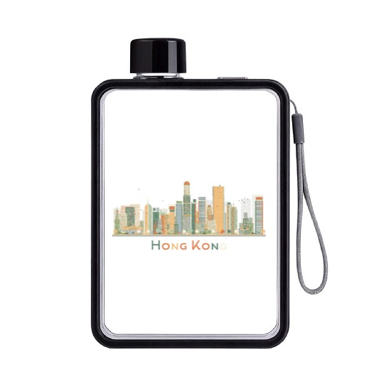 hongkong Flat Water Bottles