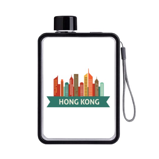 hongkong Flat Water Bottles