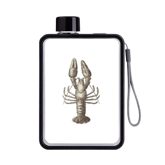 lobster Flat Water Bottles