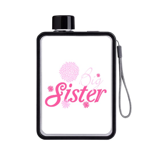 Sister - Big sister Flat Water Bottles