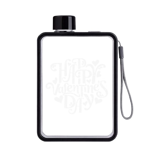 Happy Valentine's Day - Valentine Flat Water Bottles Gifts