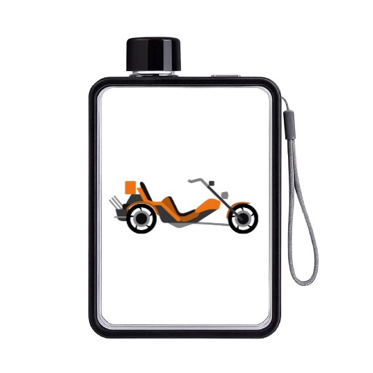 chopper Flat Water Bottles