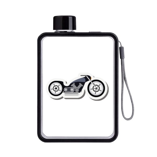 Motorcycle Flat Water Bottles