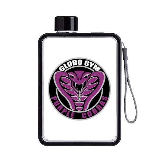 Globo Gym Purple Cobras Flat Water Bottles