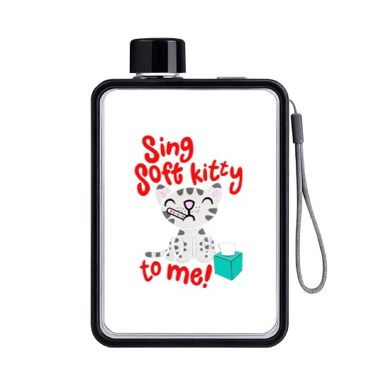 Theory Sing Soft Kitty Song Flat Water Bottles