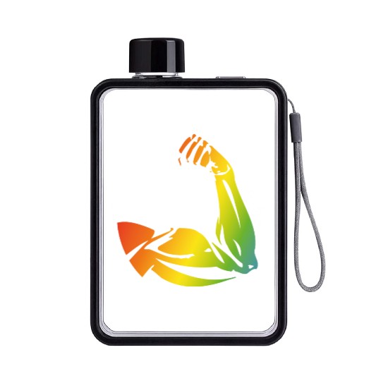 Gay pride Flat Water Bottles