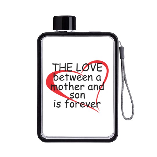 The Love Between a Mother and Son Flat Water Bottles