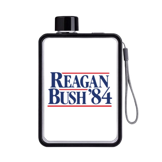 Reagan Bush '84 Flat Water Bottles