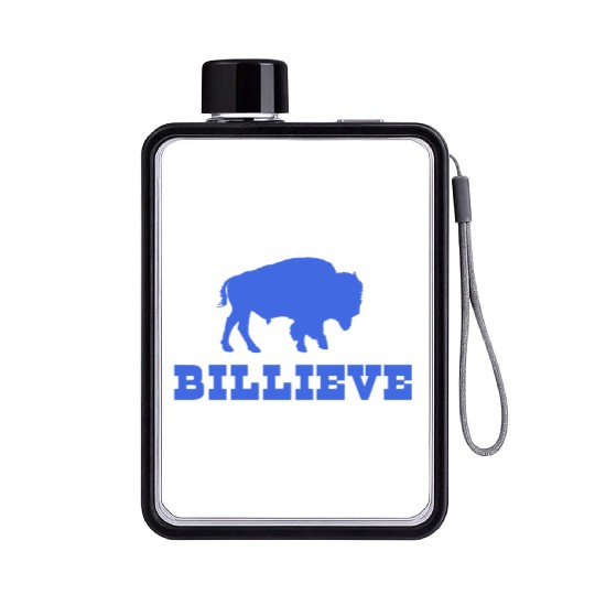 Bills Mafia BillieveShirt - Buffalo Football Flat Water Bottles