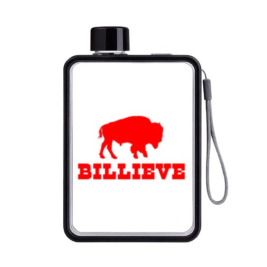 Bills Mafia Billieve - Buffalo Football Flat Water Bottles