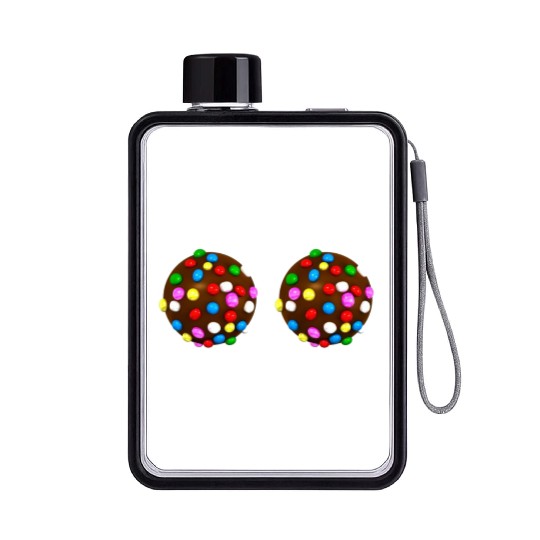 candy crush Flat Water Bottles