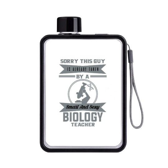 Biology Organic Biologist Teacher Science Gift Flat Water Bottles