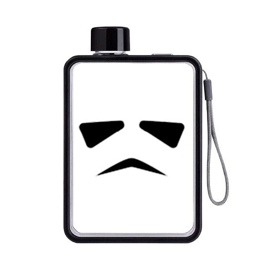 Stormtrooper minimalist Flat Water Bottles