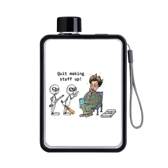 Ancient Aliens Flat Water Bottles