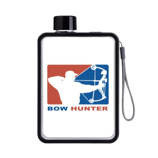 Bow Hunter Major League Bows and Arrow Hunting Flat Water Bottles