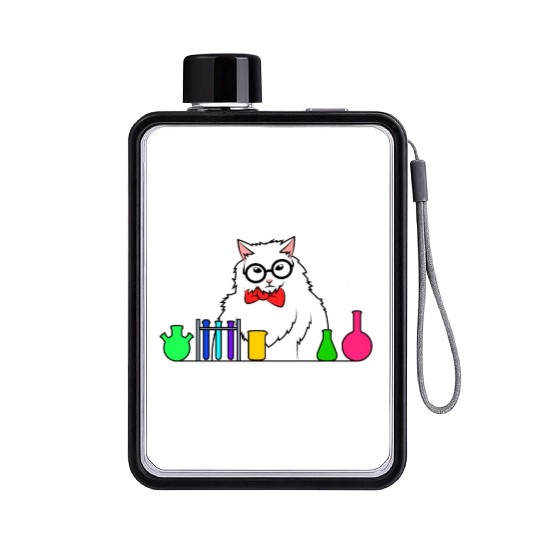 Chemistry Nerd Ph Flat Water Bottles