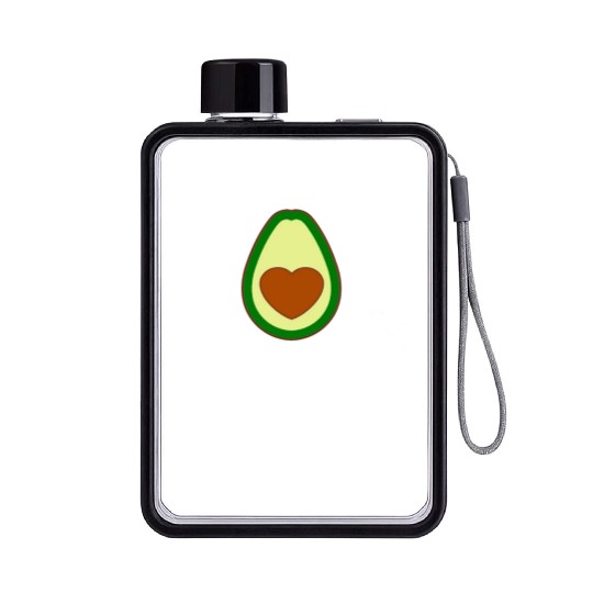 Avocado With Toast Matching Halloween Costume Tees Flat Water Bottles