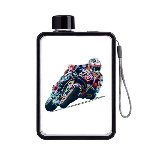 Marc Marquez MM93 - Ant Man Flat Water Bottles
