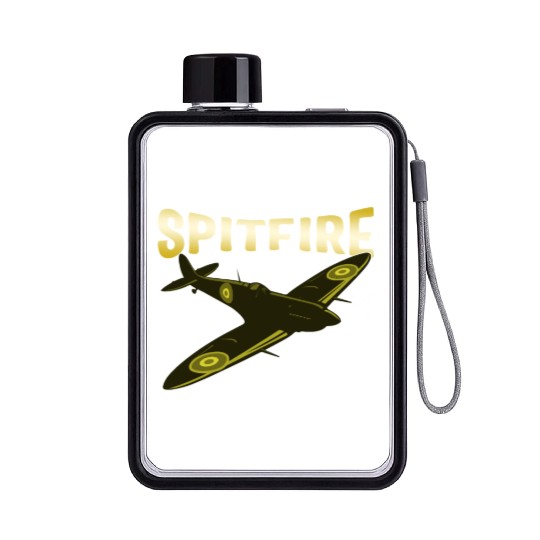 Spitfire UK Mk.1 RAF British WWII Fighter Royal Flat Water Bottles