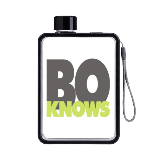 BO KNOWS Flat Water Bottles