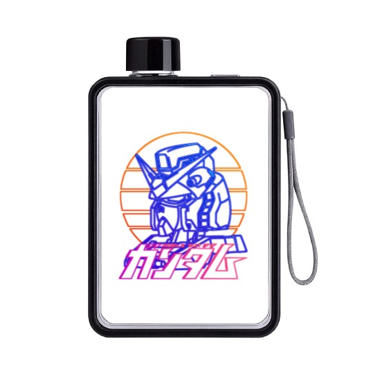 gundam rx 78 Flat Water Bottles