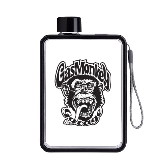 gas monkey Flat Water Bottles